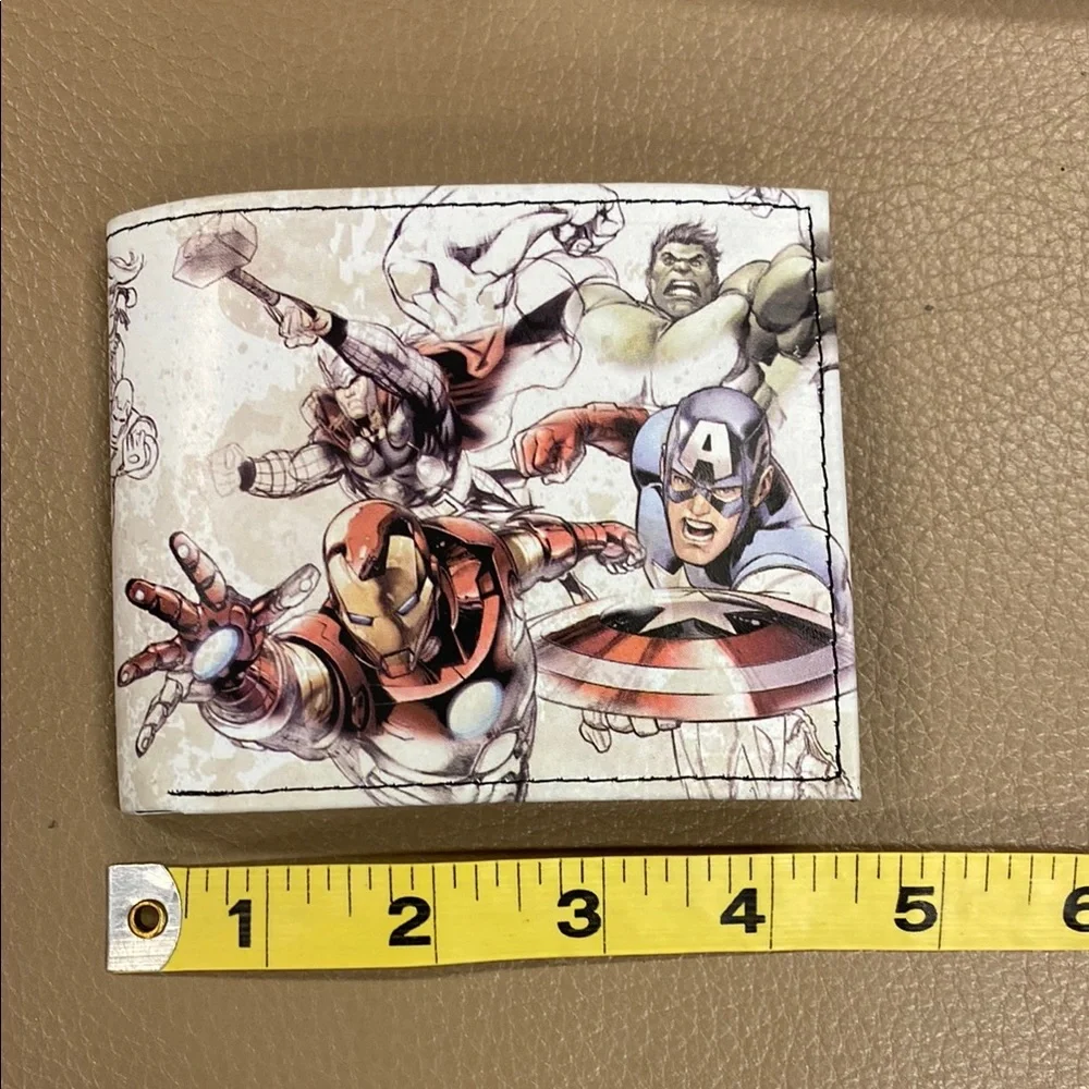 Marvel Avengers Assemble Tin and Slim Fold Wallet Set - 4 1/2” x 3 1/2”